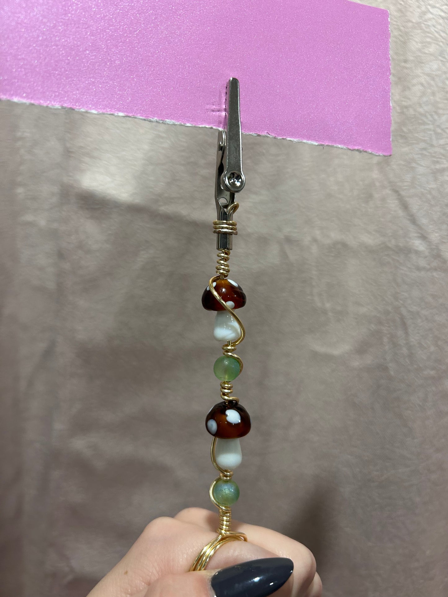 Beaded Multi-Use Clip Ring