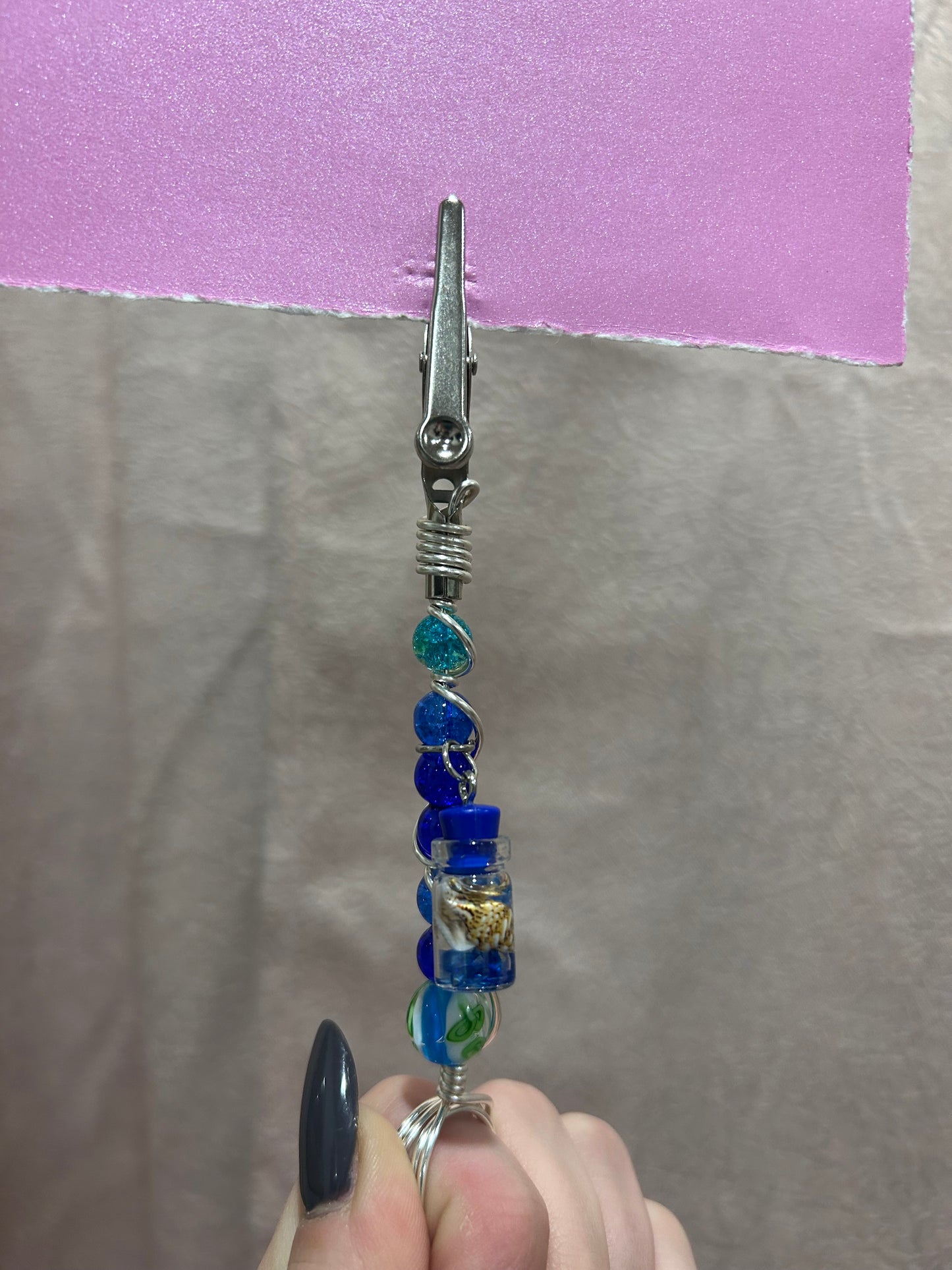 Beaded Multi-Use Clip Ring