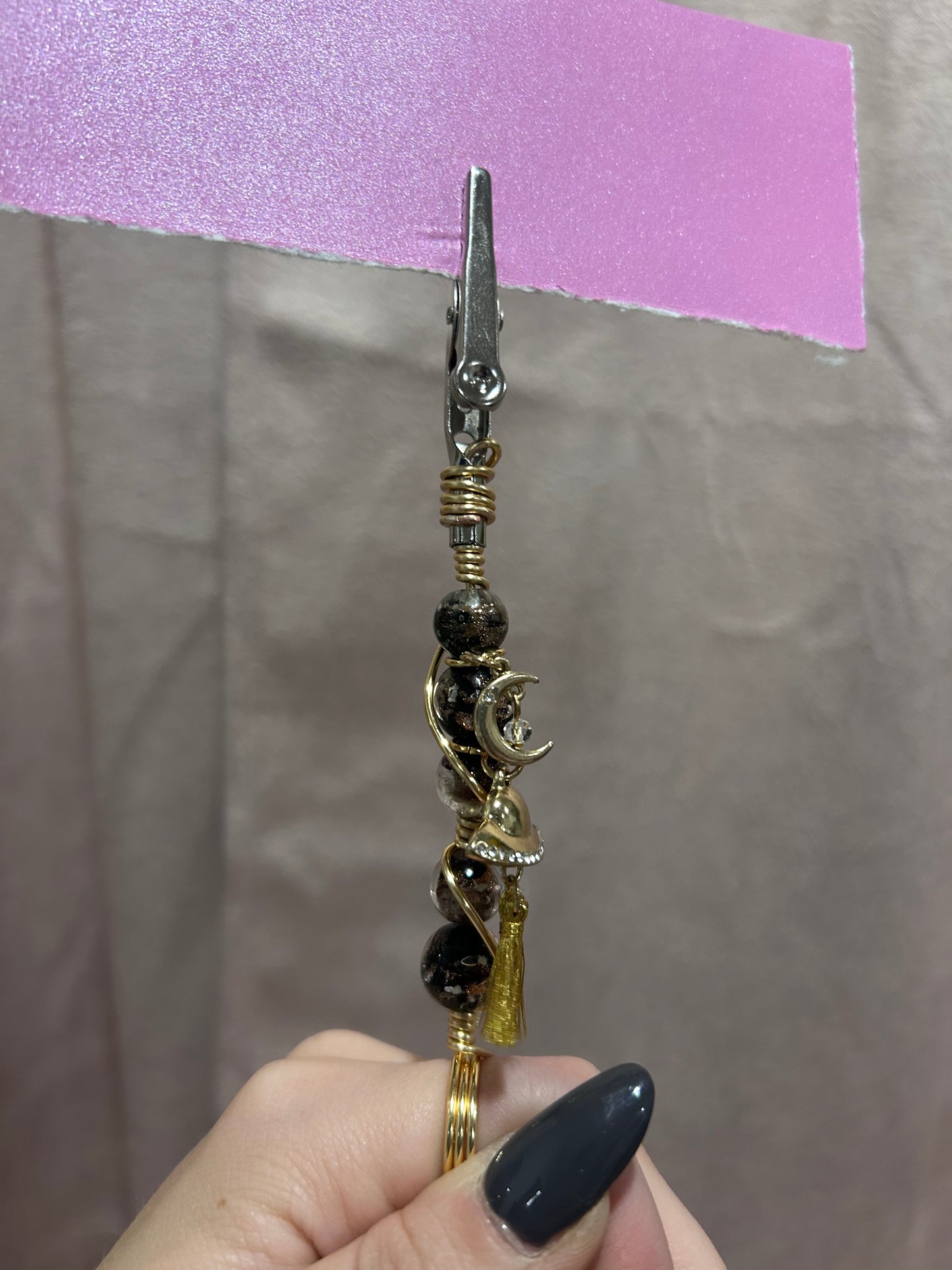 Beaded Multi-Use Clip Ring