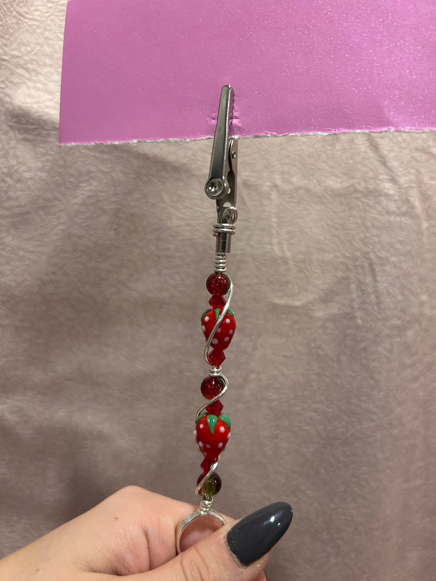 Beaded Multi-Use Clip Ring