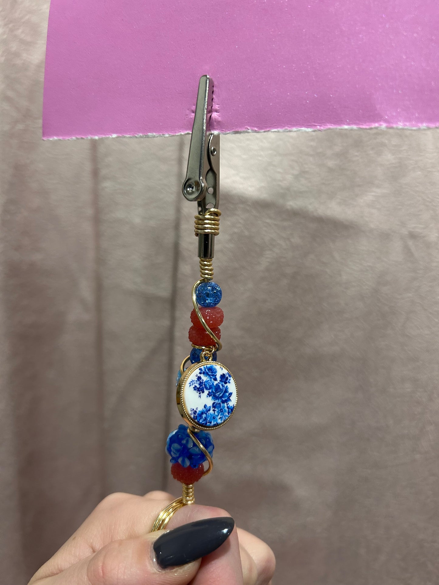 Beaded Multi-Use Clip Ring