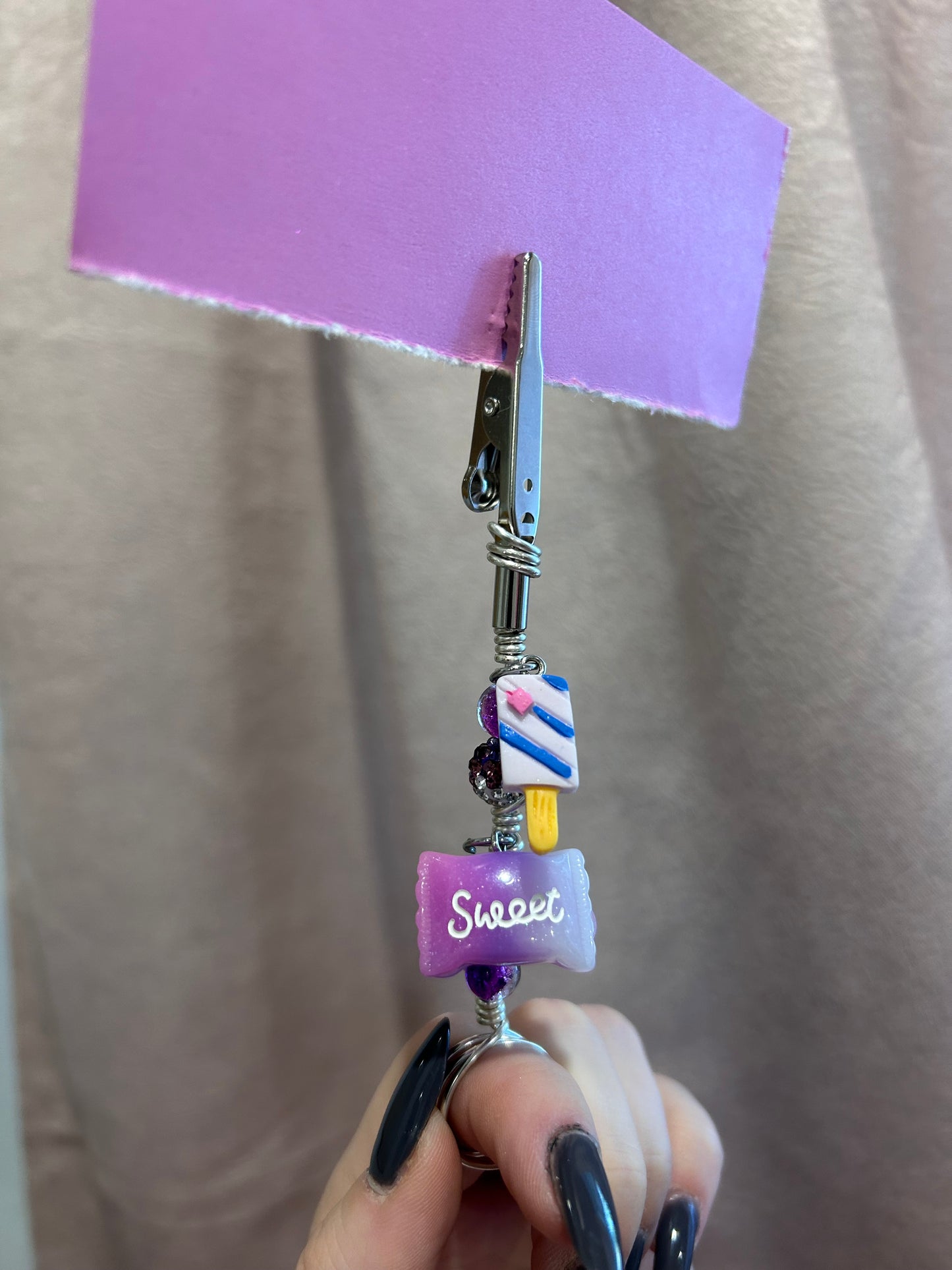Beaded Multi-Use Clip Ring