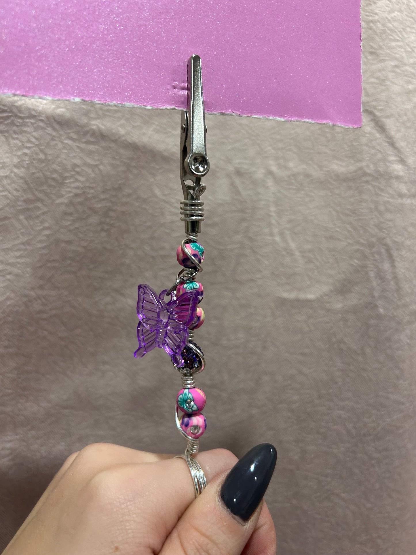 Beaded Multi-Use Clip Ring