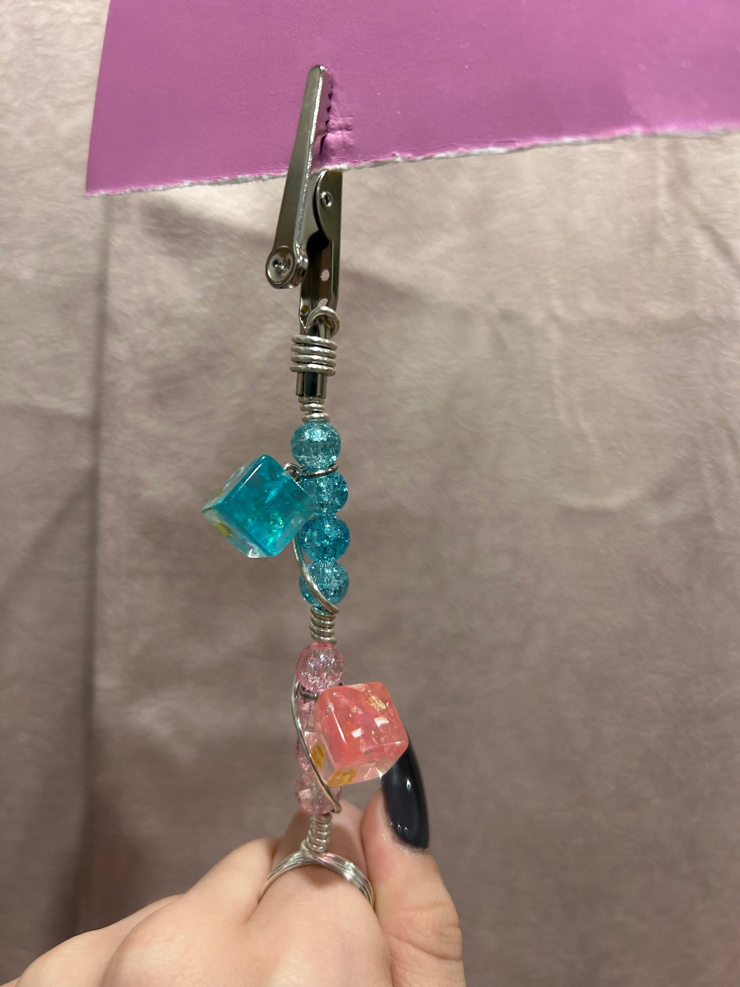 Beaded Multi-Use Clip Ring