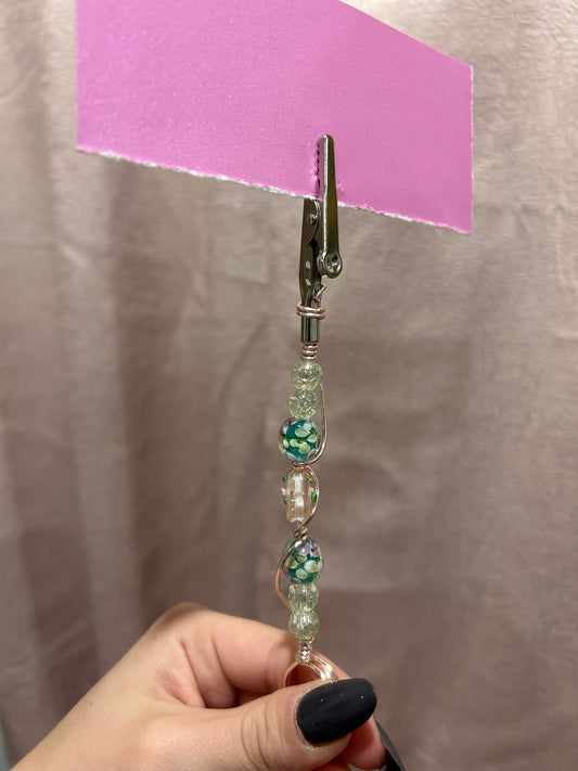 Beaded Multi-Use Clip Ring