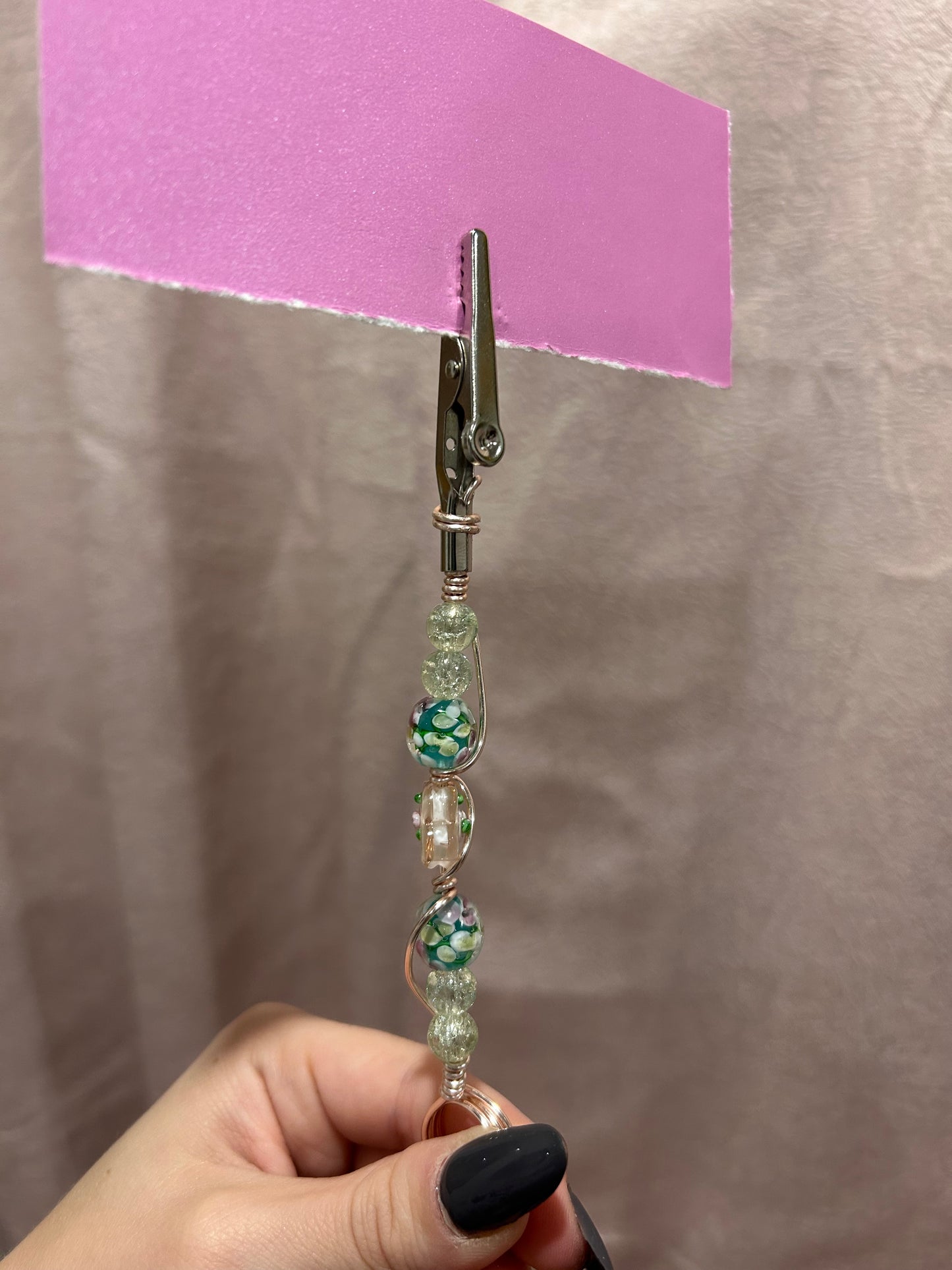 Beaded Multi-Use Clip Ring