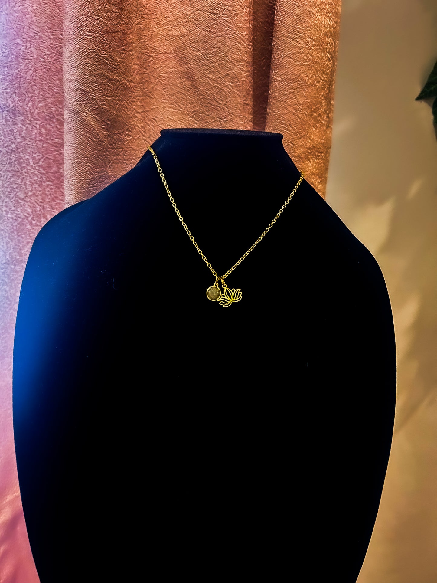 Lotus Necklace Gold Plated