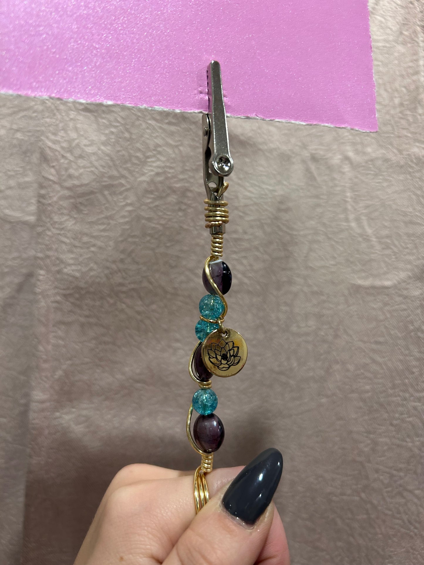 Beaded Multi-Use Clip Ring