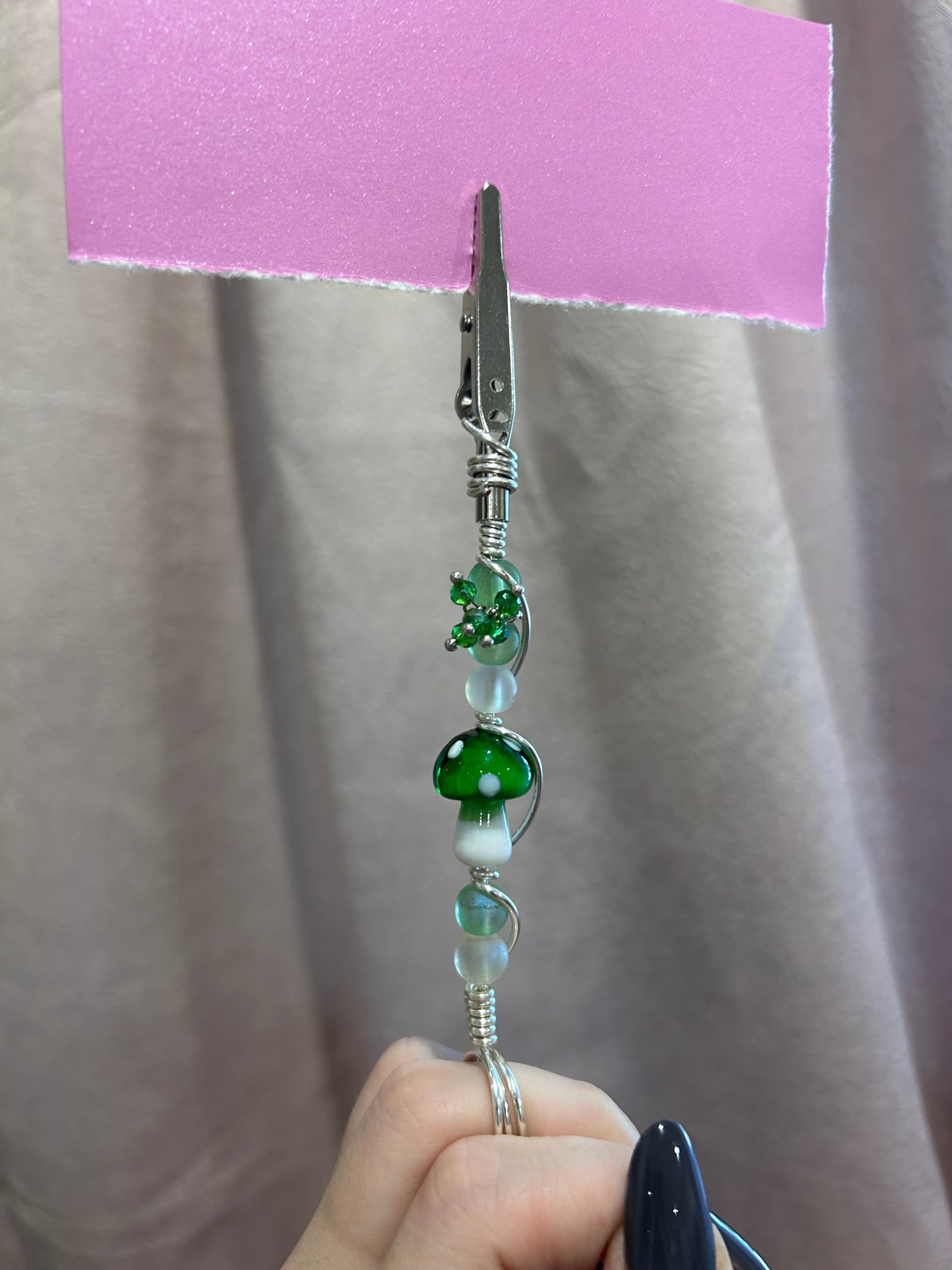Beaded Multi-Use Clip Ring