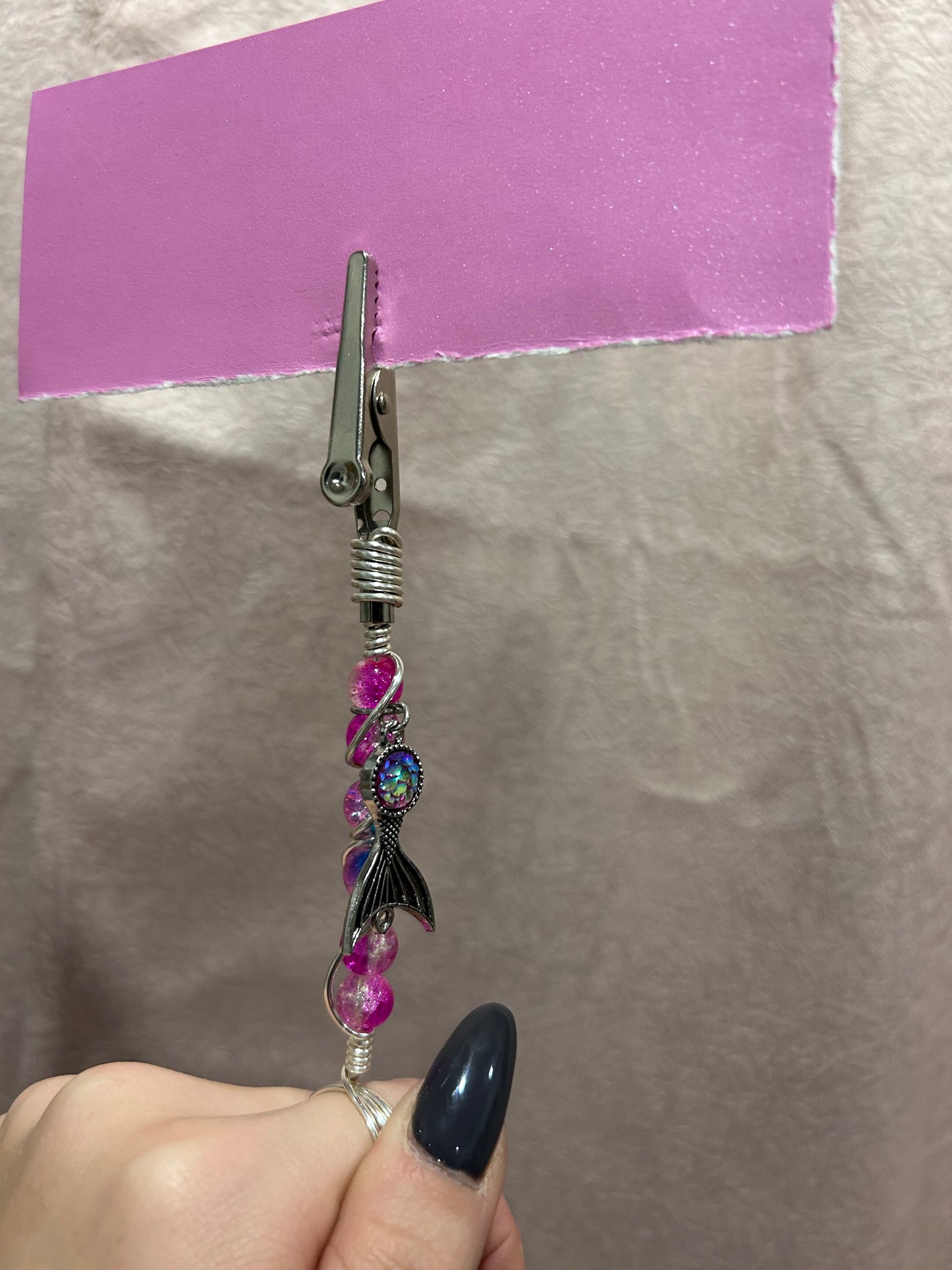 Beaded Multi-Use Clip Ring